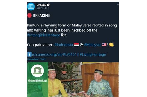 UNESCO Designates Indonesian Pantun As An Intangible Cultural Heritage