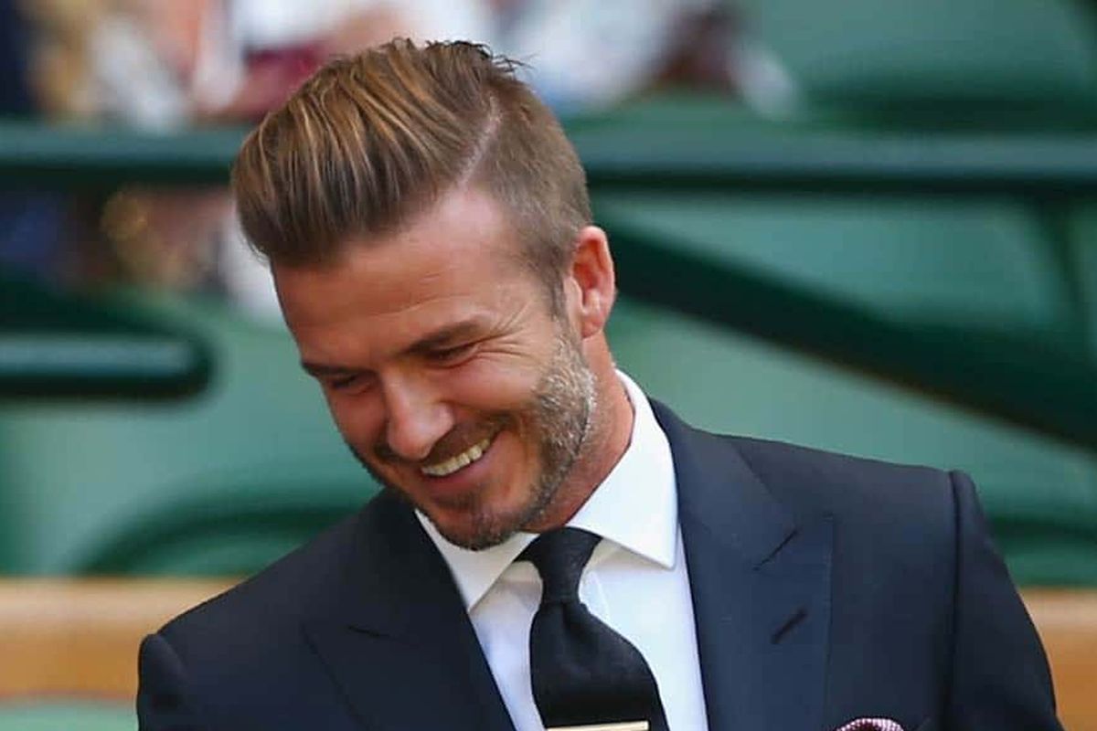 Gaya rambut David Beckham.