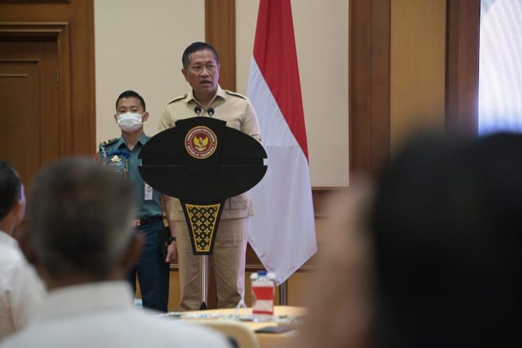 Sekretaris Jenderal (Sekjen) Kementerian Pertahanan Marsdya Tentara Nasional Indonesia (TNI) Donny Ermawan Taufanto.