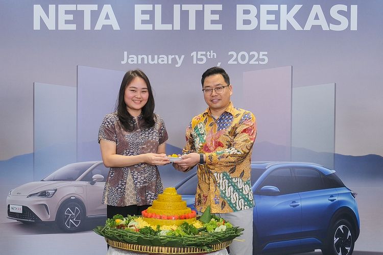 Peresmian diler Neta Elite di Bekasi