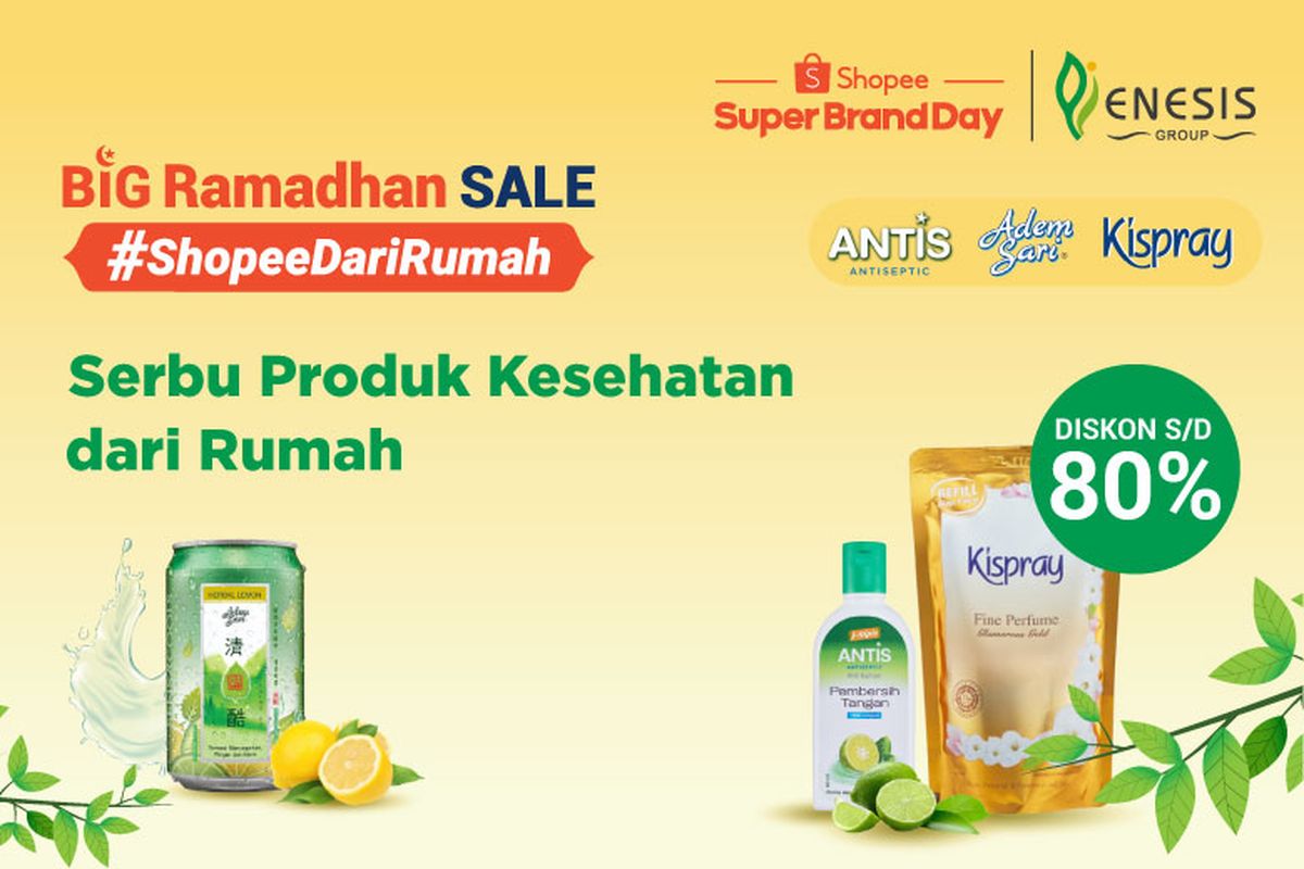 Hari terakhir promo, Shopee dan Enesis Group tebar diskon hingga 80 persen.