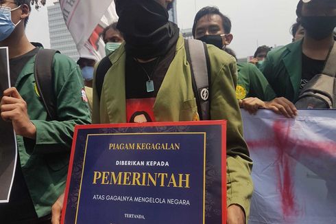 Kembali Demo Tolak Omnibus Law, Massa BEM SI Bawa Piagam Kegagalan untuk Pemerintah