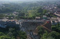 Jembatan Cikereteg Kembali di Tutup Sementara