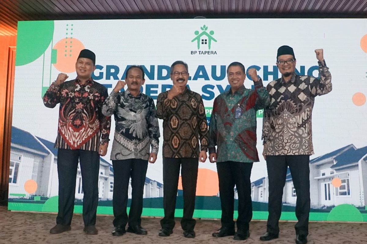 Badan Pengelola Tabungan Perumahan Rakyat (BP Tapera) meluncurkan Tapera Syariah di Banda Aceh, Selasa (23/8/2022).