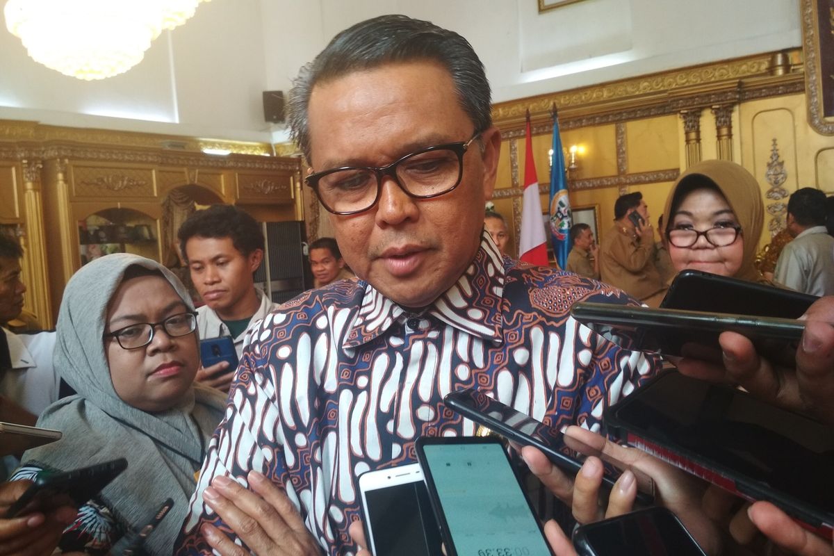 Gubernur Sulawesi Selatan Nurdin Abdullah saat diwawancara di rujab gubernur Sulawesi Selatan, Senin (2/3/2020).