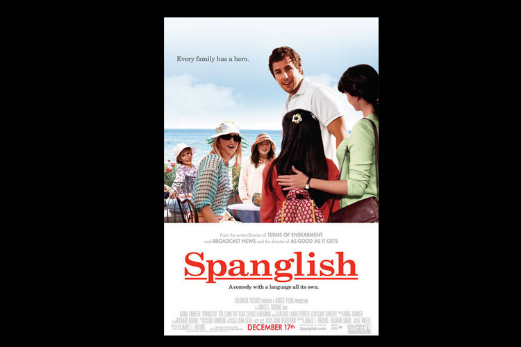 Dibintangi Adam Sandler, film Spanglish (2004) streaming di Netflix.