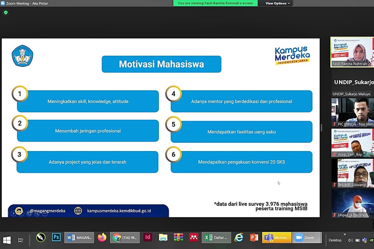 Tingkatkan Pengalaman, Mahasiswa UPI Ikuti Program Magang Bersertifikat Kemendikbud Ristek