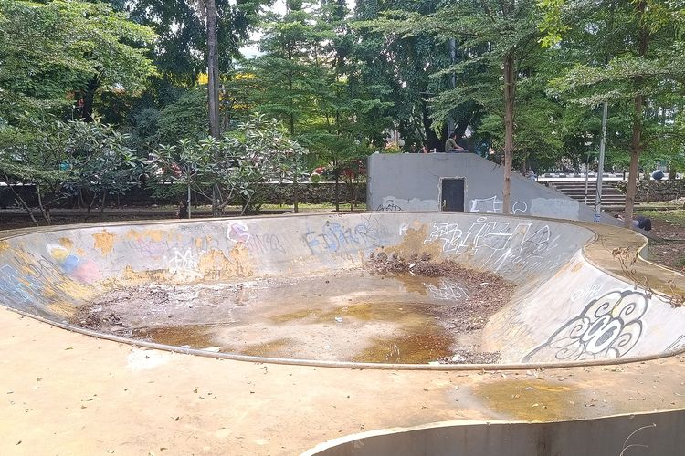 Skatepark di Bekasi yang Dibangun Ridwan Kamil Terbengkalai, Cat Mengelupas dan Retak