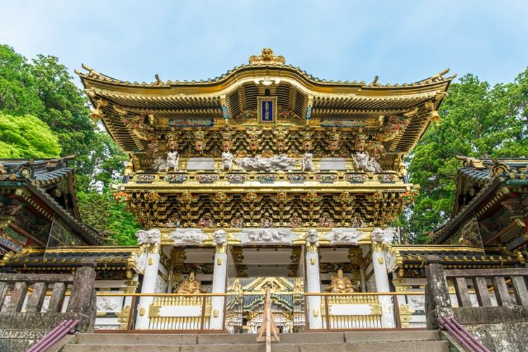 Kuil Nikko Toshogu di Prefektur Tochigi, termasuk situs Warisan Dunia UNESCO.
