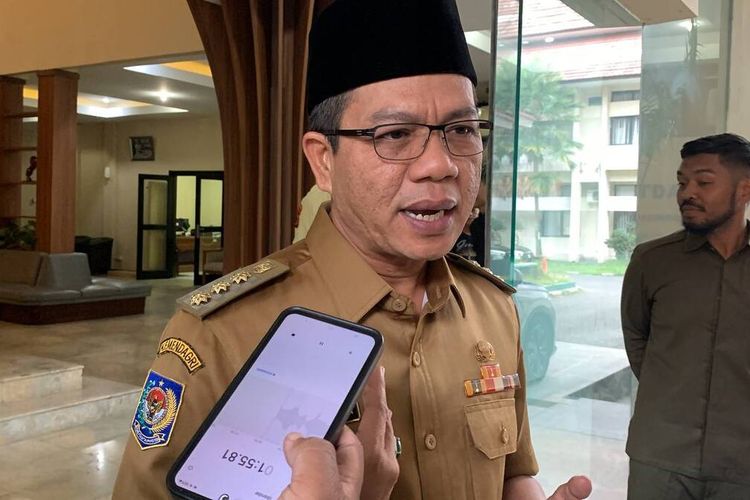 Bupati Bandung Dadang Supriatna saat ditemui di Gedung Setda Kabupaten Bandung, Jawa Barat, Senin (24/6/2024)