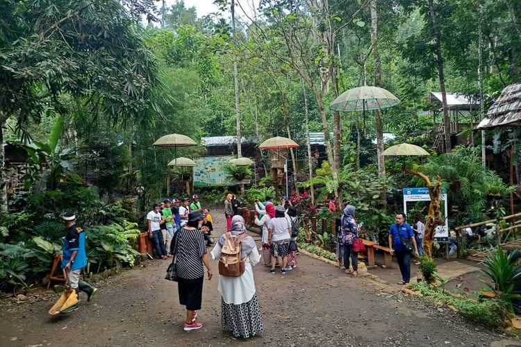 Tempat wisata bernama Wana Wisata Sumber Biru di Dusun Wonotirto, Desa Wonomerto, Kecamatan Wonosalam, Kabupaten Jombang, Jawa Timur (dok. Wana Wisata Sumber Biru).