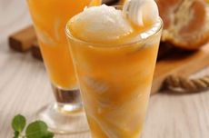 Resep Es Kelapa Jeruk ala Restoran, Minuman Dingin dengan Vitamin C