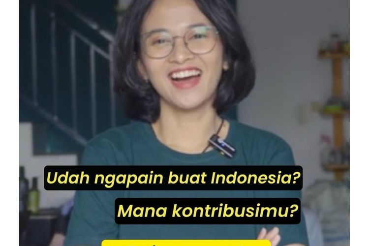 Dwi Sasetyaningtyas, aktivis sosial dan juga awardee LPDP. 