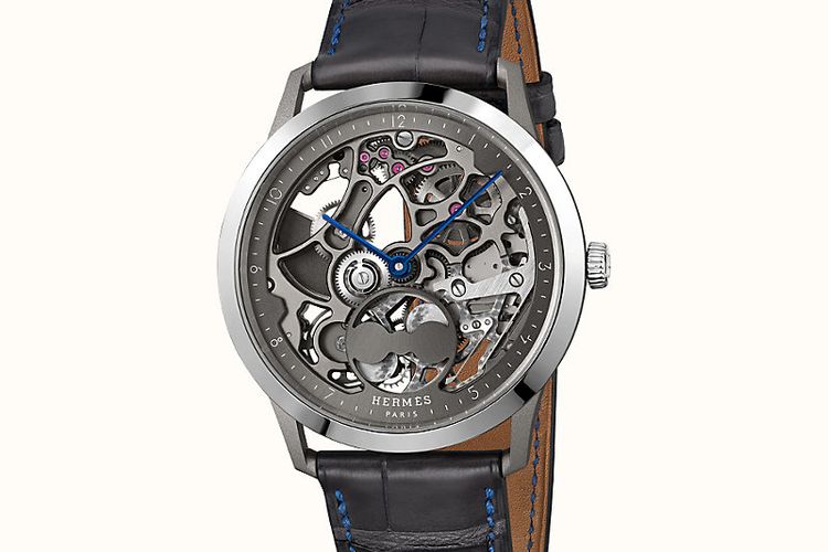 Hermes Slim d'Hermes Squelette Lune