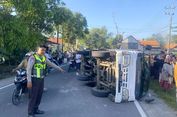 Diduga Bawa Rokok Ilegal, Pengemudi Mobil Boks Kabur Usai Kecelakaan di Sampang