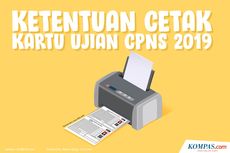 INFOGRAFIK: Ketentuan dan Cara Cetak Kartu Ujian CPNS 2019