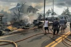Kebakaran di Ambon Hanguskan Warung Makan hingga Kios BBM, Uang Tunai Rp 18 Juta Ikut Terbakar
