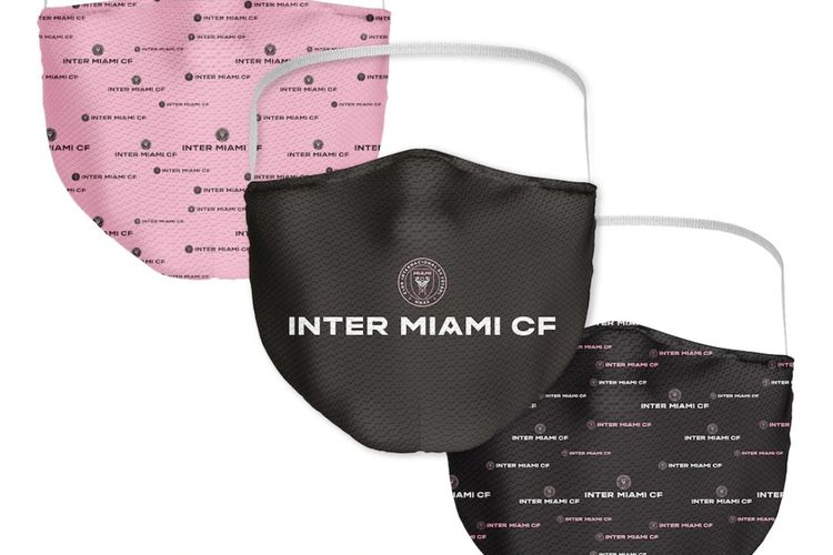 Masker wajah Inter Miami.