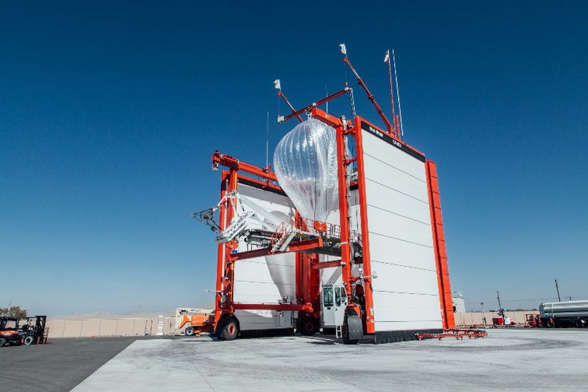 Proyek Balon Komunikasi Google, Balon Loon Siap Terbang dari Nevada