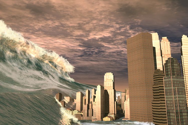 Ilustrasi tsunami