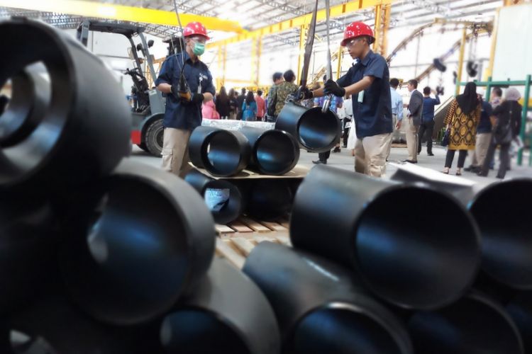 Perusahaan manufaktur pipe fitting logam besi dan baja saat ini sudah ada di Indonesia. Bahkan perusahaan yang bermana Flo-Bend Indoneaia ini merupakan perusahaan pertama dan satu-satunya di Indonesia, Rabu (24/10/2018)