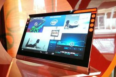 Lenovo Rilis Tablet yang Dipersenjatai Proyektor