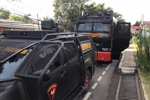 Aparat Gabungan hingga Water Cannon Disiagakan Jelang Sidang Praperadilan Rizieq