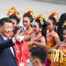 Bangganya Siswa SMK Tunjukan Kesenian Bali ke Presiden China