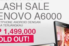 Lenovo A6000 Kembali Disiapkan di Lazada