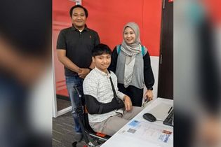 Kisah Athalla, Alami Kecelakaan Jelang UTBK 2026 Tetap Ikut Ujian dengan Kursi Roda