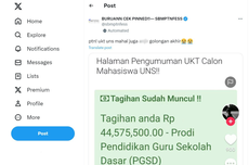 Beredar Kabar Tagihan UKT PGSD UNS Capai Rp 44 Juta, Ini Penjelasan Kampus