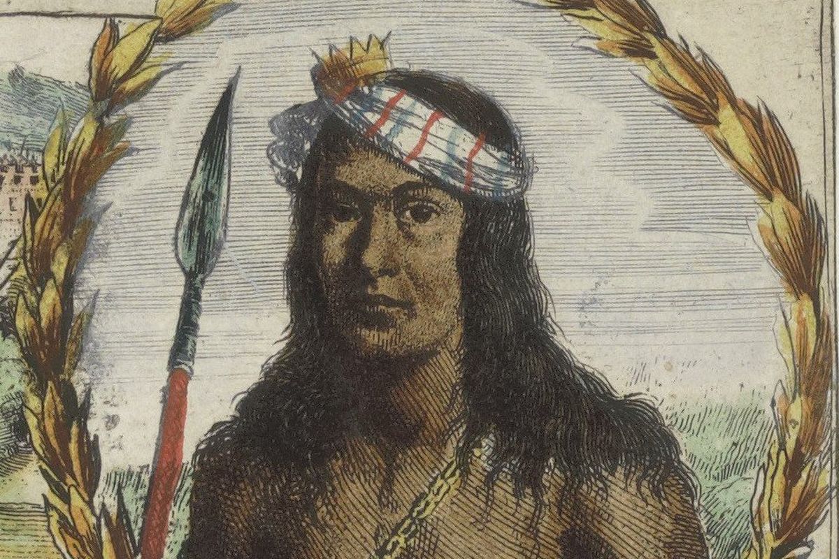 Arung Palaka, Raja Kerajaan Bone yang berkuasa antara 1672-1696 Masehi.