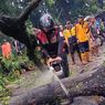 Angin Kencang dan Hujan Lebat Terjang Cianjur, Pohon-pohon Bertumbangan