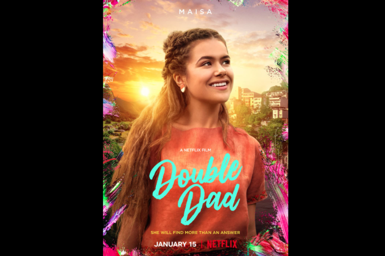 Maisa Silva dalam poster film Double Dad (2021).