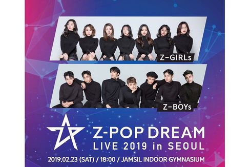 Dua Orang Indonesia Akan Debut Jadi Idola K-pop, Z-GIRLs dan Z-BOYs, di Korea