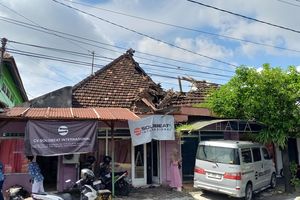 Satu Rumah di Karangkajen Yogyakarta Rusak Terdampak Gempa Pacitan, Penghuni Pilih Mengungsi