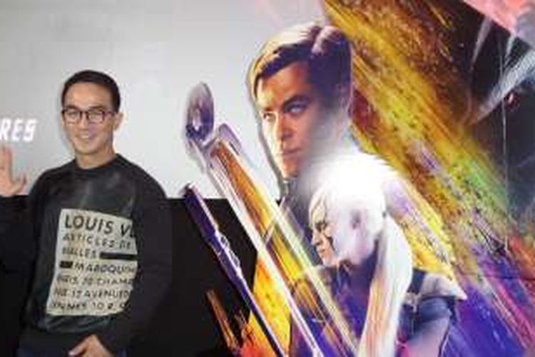 Artis peran Joe Taslim hadir dalam pemutaran film Star Trek Beyond, yang ia bintangi, di Epicentrum XXI, Kuningan, Jakarta Selatan, Senin (18/7/2016). 