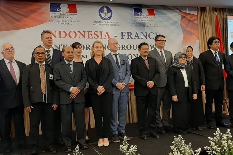 Kemendikbud RI dan Kementerian Pendidikan Nasional Perancis mengadakan Joint Working Group (JWG), Jumat (20/9/2019) di Jakarta. 