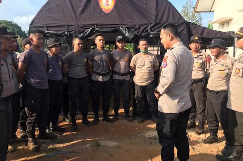 Kantor Polsek Pulau Sebuku Terbakar, Polisi Buka Layanan di Tenda Darurat
