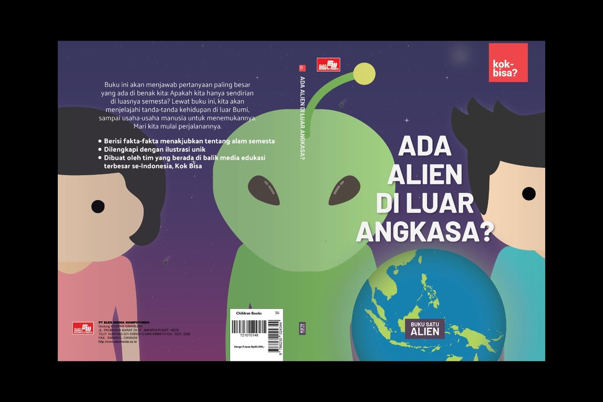 Buku Ada Alien di Luar Angkasa? mengupas asal usul alien yang masih menjadi misteri 