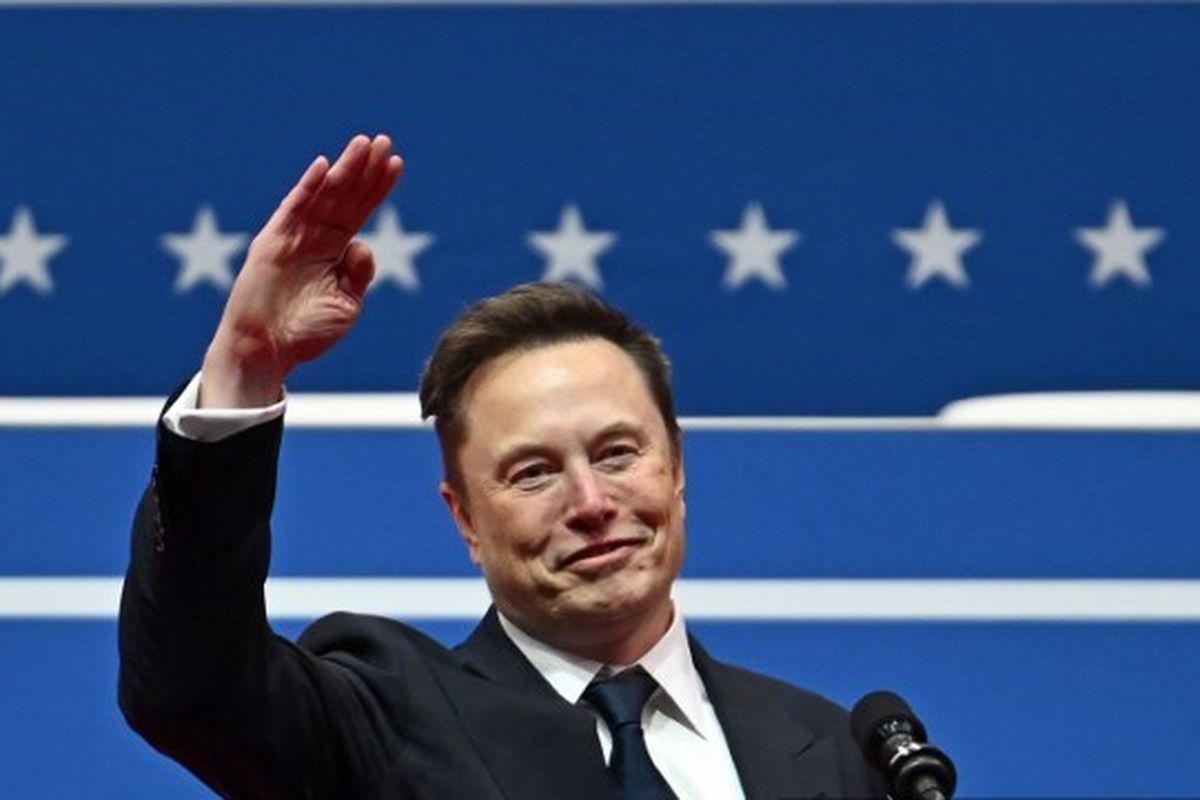 CEO Tesla dan SpaceX, Elon Musk, saat pelantikan Donald Trump sebagai presiden Amerika Serikat di Capitol One Arena, Washington DC, 20 Januari 2025.