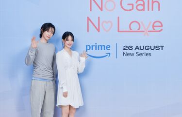 Pemeran utama drama Korea No Gain No Love, aktor Kim Young Dae dan aktris Shin Min Ah.