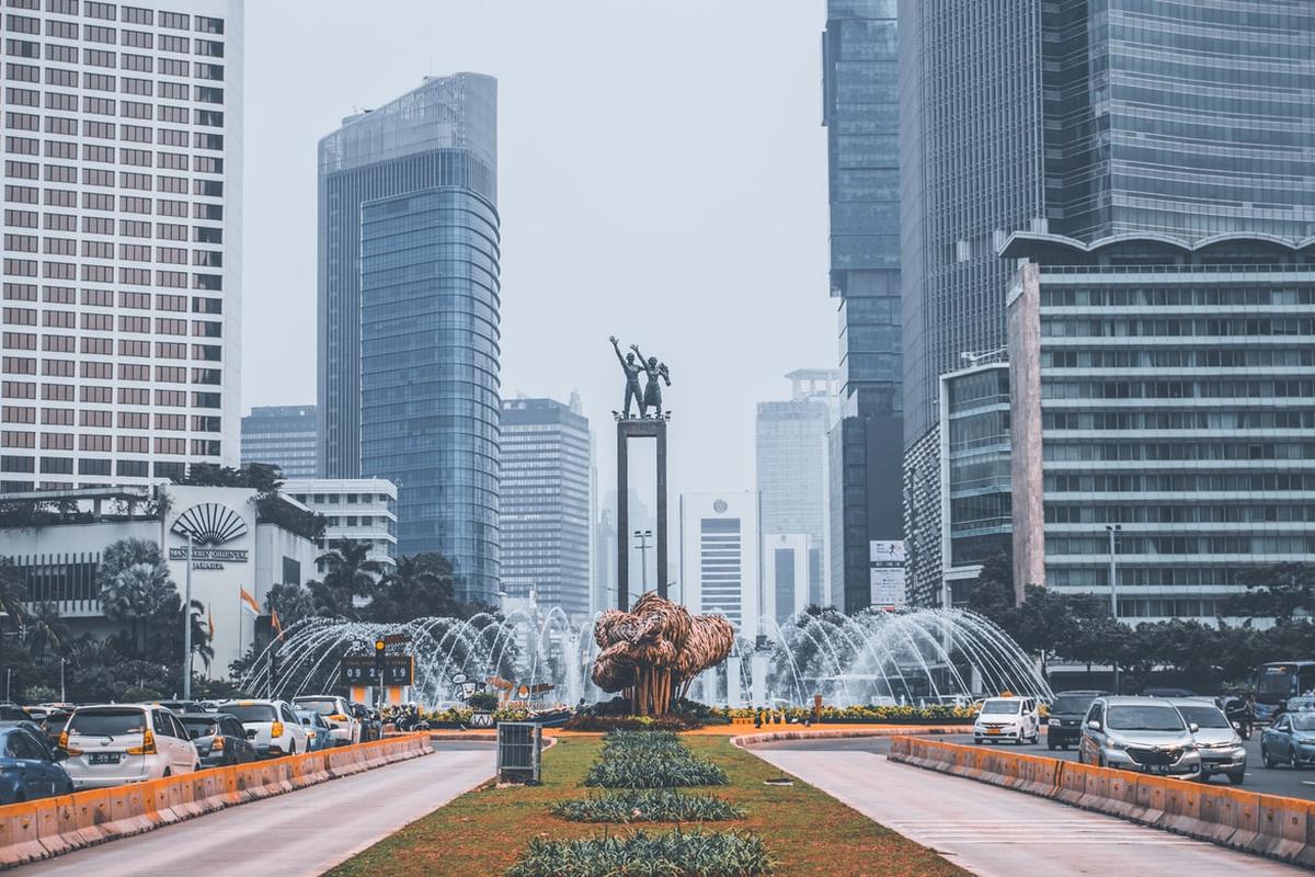 Ilustrasi Bundaran HI, Jakarta Pusat