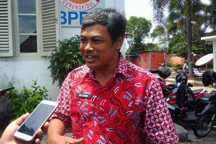 Kepala Pelaksana BPBD kabupaten Gunungkidul Edy Basuki