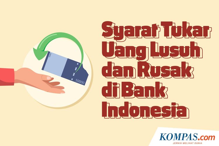 Foto Infografik Syarat Tukar Uang Lusuh Dan Rusak Di Bank Indonesia