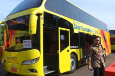 Lima Bus Tingkat Gratis untuk Thamrin-Medan Merdeka Barat