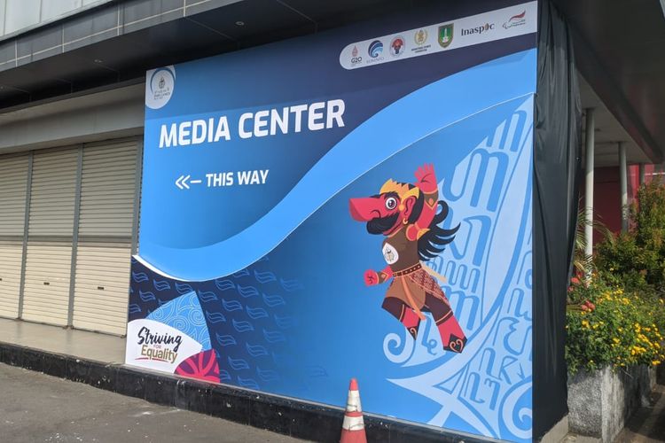 Media Center ASEAN Para Games 2022 yang berada di Hotel Swiss-Belinn Saripetojo, Solo. ASEAN Para Games 2022 bakal digelar di Solo pada 30 Juli hingga 6 Agustus 2022.