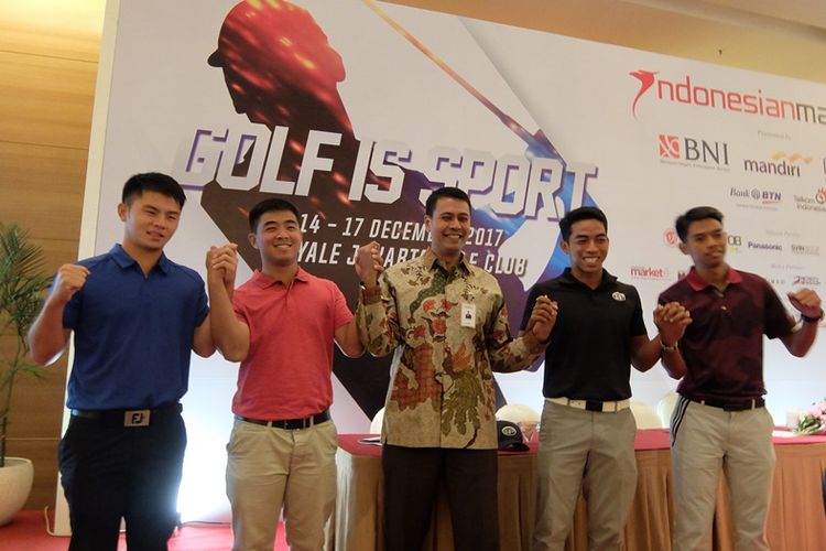 Para pegolf muda Indonesia:  Clemen Kurniawan,  Elki Kow, Fajar Win Nuryanto dan Rinaldi Adiyandono