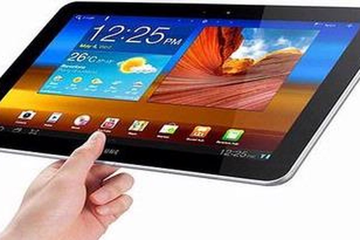 The Samsung Galaxy Tab 10.1 