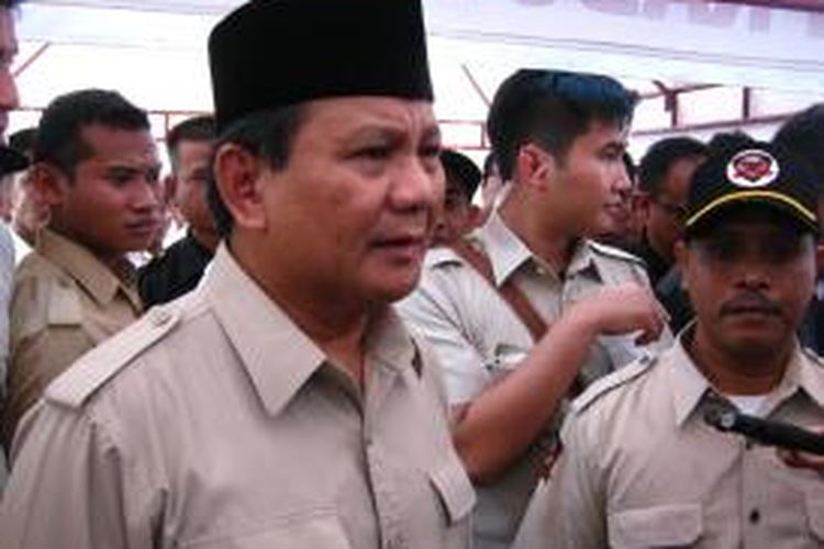 Ketua Dewan Pembina Partai Gerindra H Prabowo Subianto